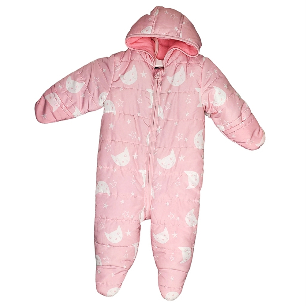 Baby Pink Snow Suit